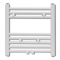 vidaXL Radiador toallero de baño recto 480x480 mm