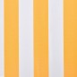 vidaXL Toldo de lona naranja y blanco 350x250 cm vidaXL Toldo de lona naranja y blanco 350x250 cm