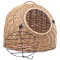 vidaXL Transportín para gatos sauce natural 45x35x35 cm