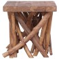 vidaXL Mesa de centro de troncos madera maciza 40x40x40 cm vidaXL Mesa de centro de troncos madera maciza 40x40x40 cm