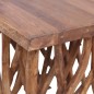 vidaXL Mesa de centro de troncos madera maciza 40x40x40 cm vidaXL Mesa de centro de troncos madera maciza 40x40x40 cm