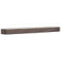 vidaXL Jardinera arriate acero recubrimiento polvo marrón 507x100x36cm vidaXL Jardinera arriate acero recubrimiento polvo marrón 507x100x36cm