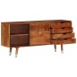 vidaXL Mueble para TV madera maciza de acacia 118x30x55 cm