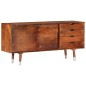 vidaXL Mueble para TV madera maciza de acacia 118x30x55 cm