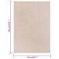 vidaXL Alfombra de pelo corto beige oscuro 240x340 cm vidaXL Alfombra de pelo corto beige oscuro 240x340 cm