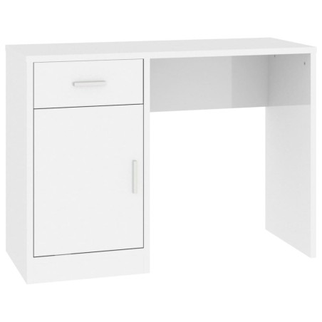 vidaXL Escritorio con cajón y armario contrachapada 100x40x73 cm