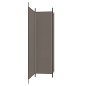 vidaXL Biombo divisor de 3 paneles de tela gris antracita 150x200 cm vidaXL Biombo divisor de 3 paneles de tela gris antracita 150x200 cm