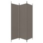 vidaXL Biombo divisor de 3 paneles de tela gris antracita 150x200 cm vidaXL Biombo divisor de 3 paneles de tela gris antracita 150x200 cm