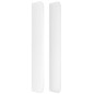 vidaXL Cabecero con orejas de cuero sintético blanco 147x16x118/128 cm vidaXL Cabecero con orejas de cuero sintético blanco 147x16x118/128 cm