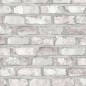 DUTCH WALLCOVERINGS Papel de pared ladrillos blanco EW3104 