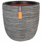 Capi Macetero Nature Rib gris antracita 43x41 cm KOFZ933 Capi Macetero Nature Rib gris antracita 43x41 cm KOFZ933