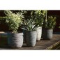 Capi Macetero Nature Rib gris antracita 43x41 cm KOFZ933 Capi Macetero Nature Rib gris antracita 43x41 cm KOFZ933