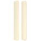 vidaXL Cabecero con orejas de cuero sintético crema 203x16x118/128 cm vidaXL Cabecero con orejas de cuero sintético crema 203x16x118/128 cm