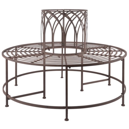 Esschert Design Banco para árbol de metal