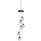 HI Lámpara LED solar decorativa vidrio craquelado 6 bombillas HI Lámpara LED solar decorativa vidrio craquelado 6 bombillas