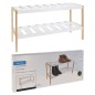Storage solutions Estantería zapatero con 2 niveles 70x26x36 cm Storage solutions Estantería zapatero con 2 niveles 70x26x36 cm