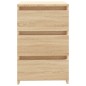 vidaXL Mesita de noche madera contrachapada roble Sonoma 40x35x62,5cm vidaXL Mesita de noche madera contrachapada roble Sonoma 40x35x62,5cm