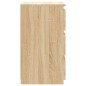 vidaXL Mesita de noche madera contrachapada roble Sonoma 40x35x62,5cm vidaXL Mesita de noche madera contrachapada roble Sonoma 40x35x62,5cm