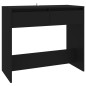 vidaXL Mesa consola de madera contrachapada negro 89x41x76,5 cm vidaXL Mesa consola de madera contrachapada negro 89x41x76,5 cm