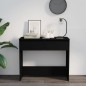 vidaXL Mesa consola de madera contrachapada negro 89x41x76,5 cm vidaXL Mesa consola de madera contrachapada negro 89x41x76,5 cm