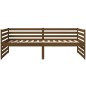 vidaXL Sofá cama de madera maciza de pino marrón miel 90x190 cm vidaXL Sofá cama de madera maciza de pino marrón miel 90x190 cm