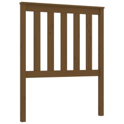 vidaXL Cabecero de cama madera maciza de pino marrón miel 81x6x101 cm