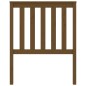 vidaXL Cabecero de cama madera maciza de pino marrón miel 81x6x101 cm