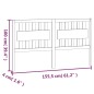 vidaXL Cabecero de cama madera maciza de pino 155,5x4x100 cm vidaXL Cabecero de cama madera maciza de pino 155,5x4x100 cm