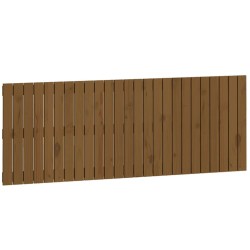 vidaXL Cabecero cama pared madera maciza pino marrón miel 159,5x3x60cm