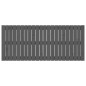 vidaXL Cabecero de cama de pared madera maciza pino gris 140x3x60 cm vidaXL Cabecero de cama de pared madera maciza pino gris 140x3x60 cm