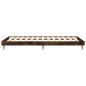 vidaXL Estructura de cama madera contrachapada roble humo 100x200 cm vidaXL Estructura de cama madera contrachapada roble humo 100x200 cm