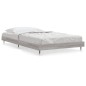 vidaXL Estructura de cama madera contrachapada gris Sonoma 100x200 cm vidaXL Estructura de cama madera contrachapada gris Sonoma 100x200 cm