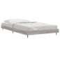 vidaXL Estructura de cama madera contrachapada gris Sonoma 100x200 cm vidaXL Estructura de cama madera contrachapada gris Sonoma 100x200 cm