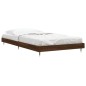 vidaXL Estructura de cama madera contrachapada marrón roble 90x190 cm vidaXL Estructura de cama madera contrachapada marrón roble 90x190 cm