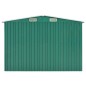 vidaXL Cobertizo de jardín acero galvanizado verde 257x779x181 cm vidaXL Cobertizo de jardín acero galvanizado verde 257x779x181 cm