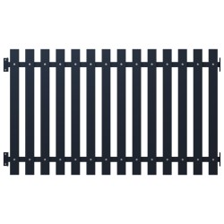vidaXL Panel de valla acero recubrimiento polvo antracita 170,5x125 cm