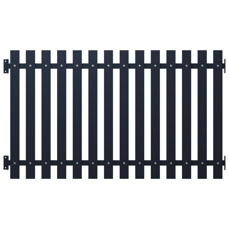 vidaXL Panel de valla acero recubrimiento polvo antracita 170,5x125 cm