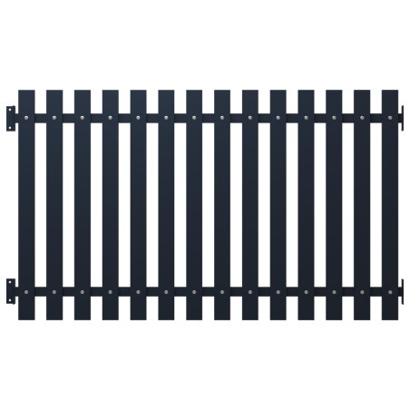 vidaXL Panel de valla acero recubrimiento polvo antracita 170,5x125 cm