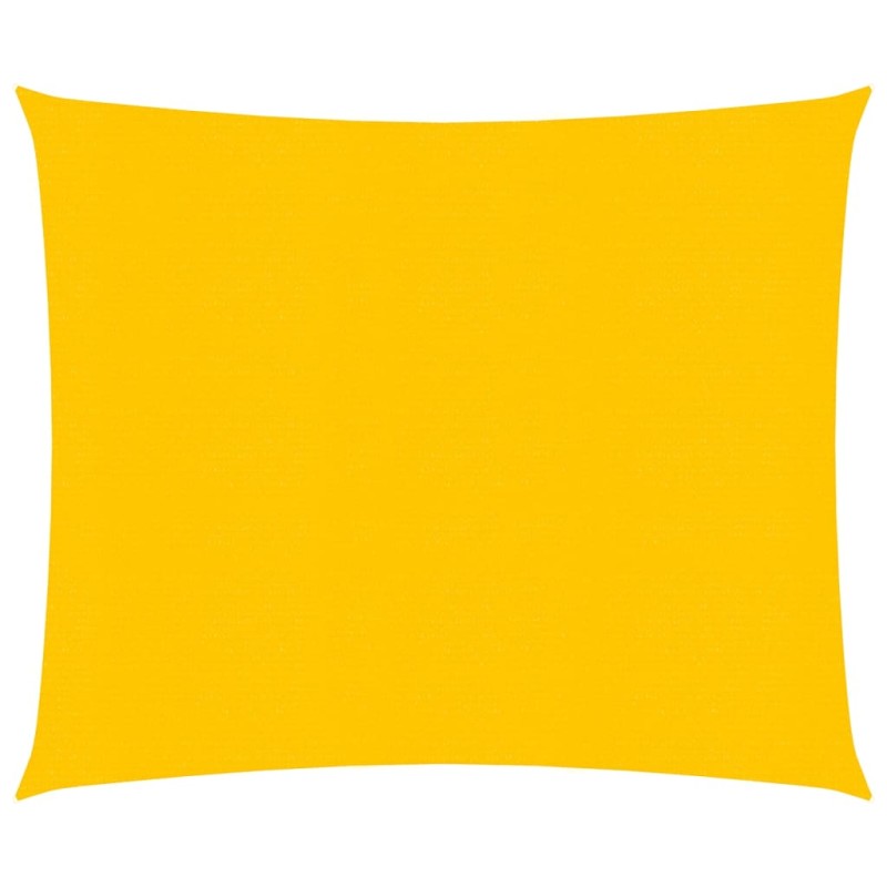vidaXL Toldo de vela HDPE amarillo 160 g/m² 3,6x3,6 m vidaXL Toldo de vela HDPE amarillo 160 g/m² 3,6x3,6 m