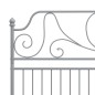 vidaXL Estructura de cama de metal gris 200x200 cm vidaXL Estructura de cama de metal gris 200x200 cm
