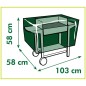 Nature Funda protectora para barbacoas de gas 103x58x58 cm Nature Funda protectora para barbacoas de gas 103x58x58 cm