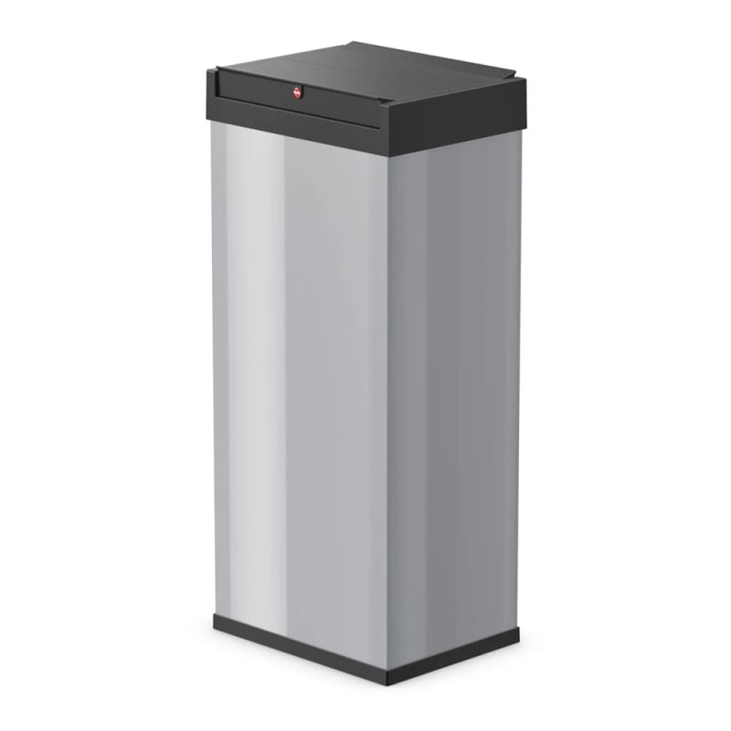 Hailo Cubo de basura Big-Box Swing tamaño XL 52 L plateado 0860-221 Hailo Cubo de basura Big-Box Swing tamaño XL 52 L plateado 0860-221