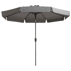 Madison Sombrilla Flores Luxe redonda gris claro 300 cm 