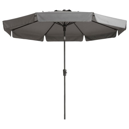 Madison Sombrilla Flores Luxe redonda gris claro 300 cm 