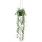 Emerald Senecio artificial colgante con maceta 70 cm Emerald Senecio artificial colgante con maceta 70 cm