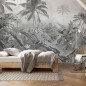 Komar Mural fotográfico Amazonia negro y blanco 400x250 cm Komar Mural fotográfico Amazonia negro y blanco 400x250 cm