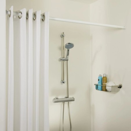 Sealskin Barra telescópica para cortina de ducha blanco 125-220 cm