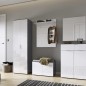 Germania Banco zapatero GW-Rimini 75x40x48 cm grafito y blanco Germania Banco zapatero GW-Rimini 75x40x48 cm grafito y blanco