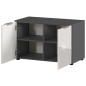 Germania Banco zapatero GW-Rimini 75x40x48 cm grafito y blanco Germania Banco zapatero GW-Rimini 75x40x48 cm grafito y blanco