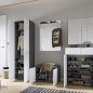 Germania Banco zapatero GW-Rimini 75x40x48 cm grafito y blanco Germania Banco zapatero GW-Rimini 75x40x48 cm grafito y blanco